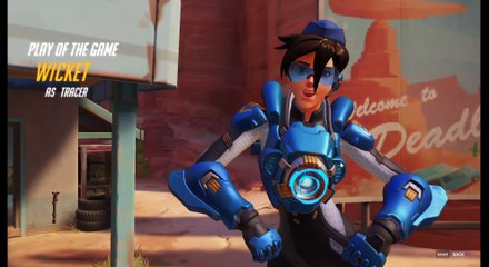 Overwatch: Game winning tracer bomb, were getting stomped and lucked out!