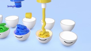 Learn colors Surprise eggs 3D Cartoons for children Video for kids