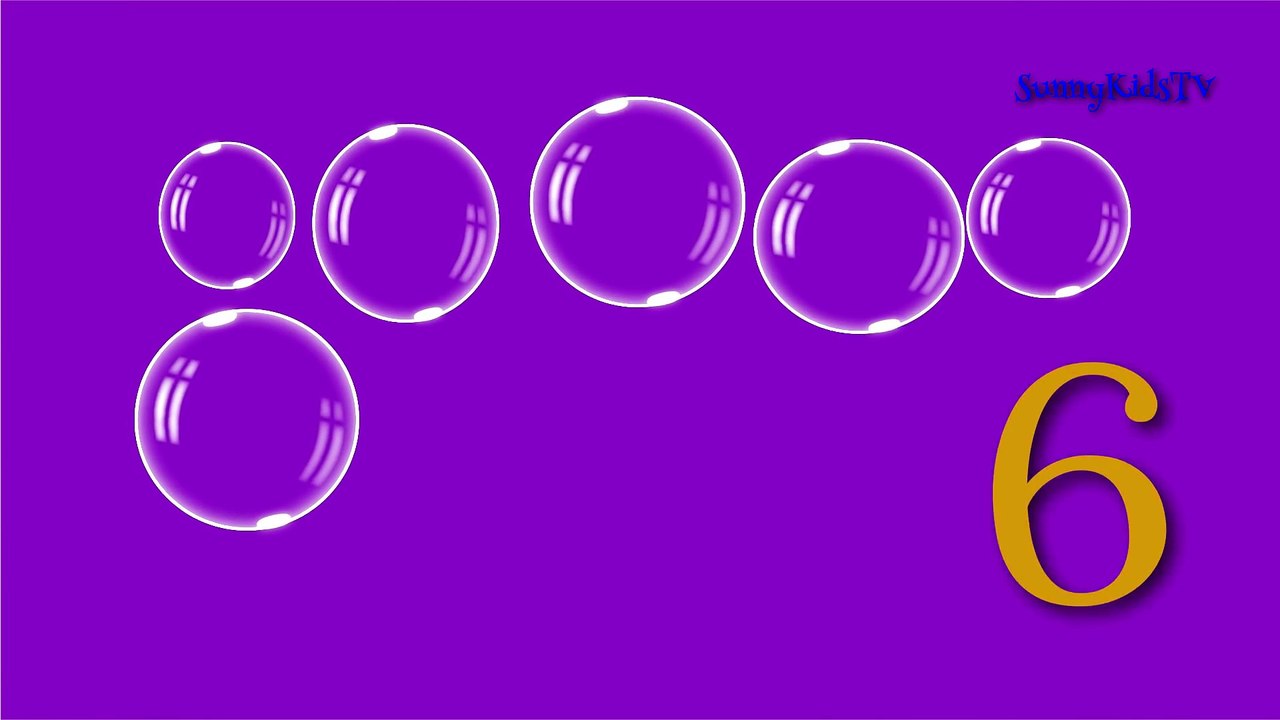 Learn to сount from 1 to 10. Learn Numbers. Bubbles. Cartoon for children.