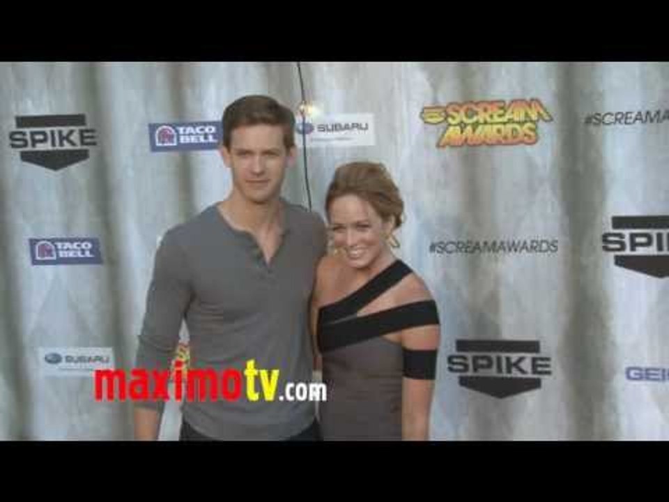 DEATH VALLEY Caity Lotz and Bryce Johnson Spike TV's 2011 Scream Awards