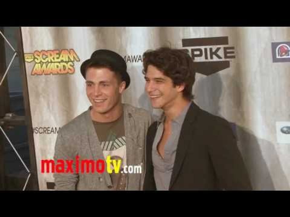 TEEN WOLF Colton Haynes and Tyler Posey Spike TV's 2011 Scream Awards