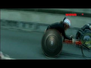 Wheelchair Race through the Tyne Tunnel
