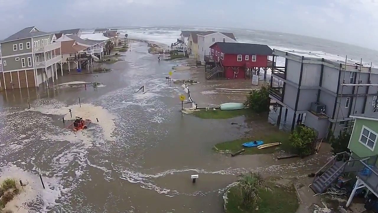 Drone footage captures Hurricane Joaquin devastation