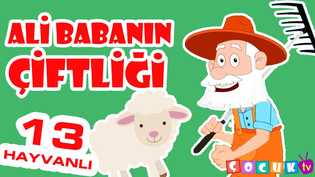 Ali Babanın Bir Çiftliği Var Eğitici Çocuk Şarkıları çocuk bebek