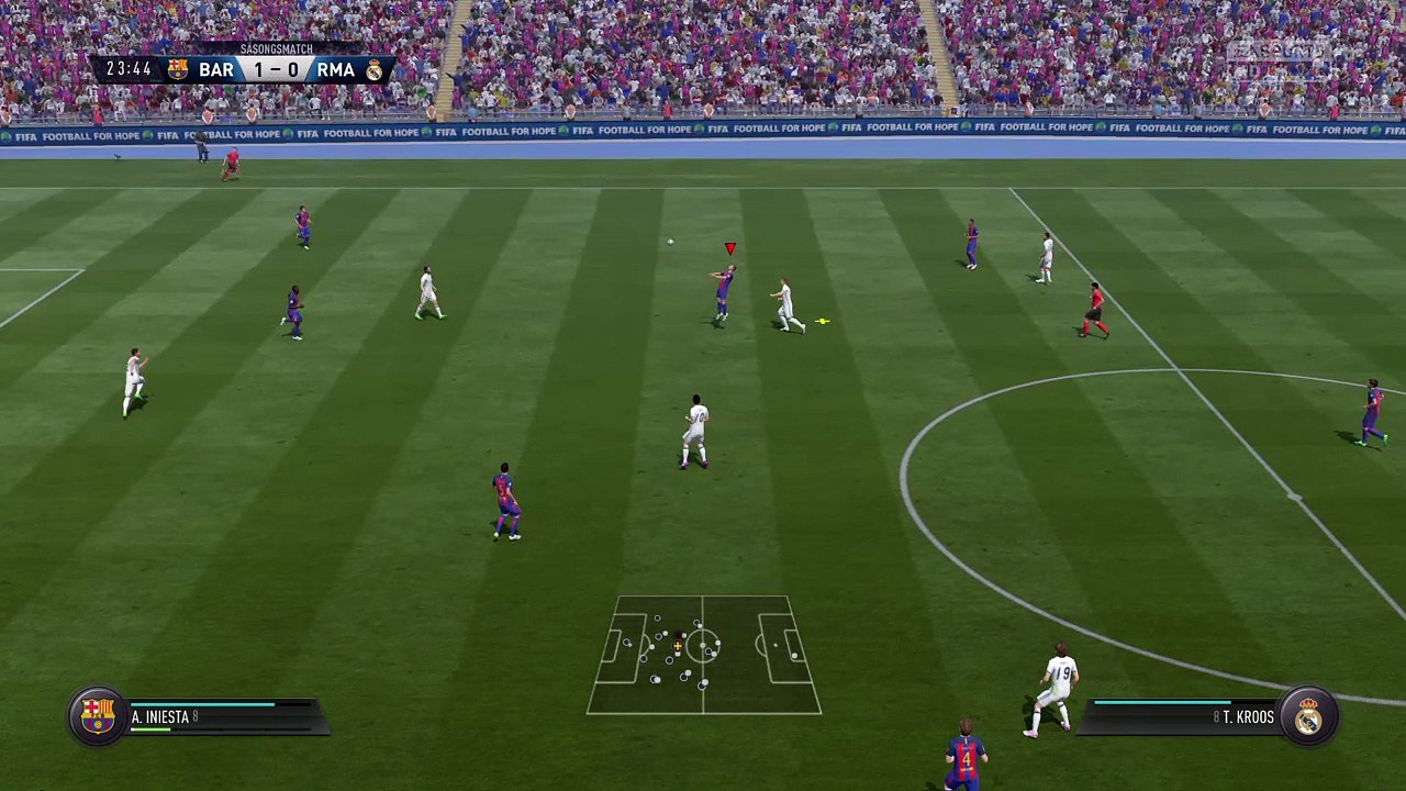 FIFA 17 - Iniesta Brilliant Assist
