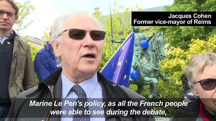 Marine Le Pen booed in Reims on last day of campaigning