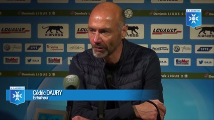 Cédric Daury et Zacharie Boucher après AJA - ESTAC