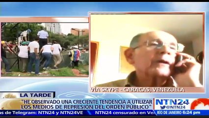“La forma de emplear a la GN es absolutamente contraria a los principios de un régimen democrático”: Fernando Ochoa Antich, exministro de Defensa de Venezuela