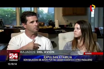 Familia fue expulsada de avión por negarse a dejar asiento por el cual pagaron
