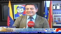 Padre de Leopoldo López solicitó a la Cruz Roja Internacional verificar estado de su hijo tras 33 días de aislamiento en Venezuela