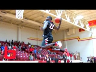 6'9" Derrick Griffin Is One Explosive Athlete -  Two Sport Star- Ballislife Official Mix!