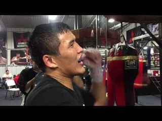 MIKEY GARCIA SPARRING PARTNERS WORKING!