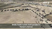 Shiite Huthi rebels holdrade in Yemen's Amran-gfDX9ZF9--w