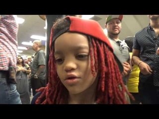 5 year old fighter message to chavez jr - win! EsNews Boxing