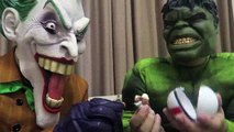 (3) Joker Vs Hulk play Pokemon Go in Real Life Vs Spiderman Vs Frozen Elsa Vs Venom in Superheroes fun