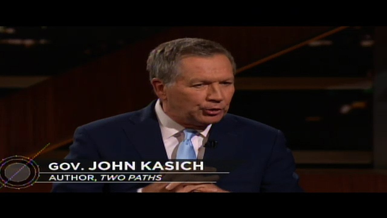 Bill Maher schools John Kasich on marijuana legalization: 'We don't tell them don't drink alcohol'