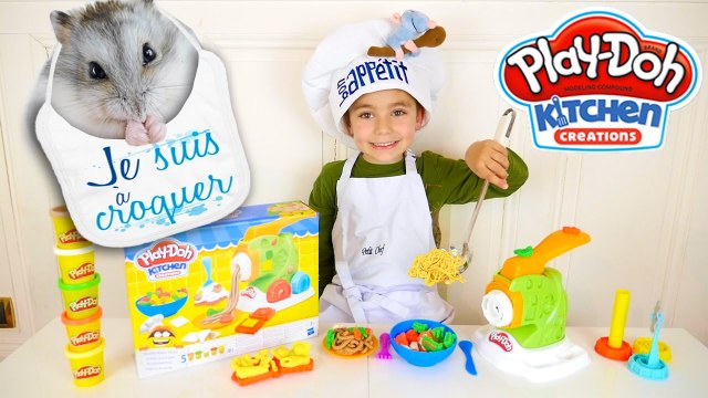 JEU - LA FABRIQUE À PÂTES - Des spaghetti pour Nuts - Pâte à modeler Play Doh Kitchen Creations