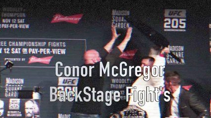 Conor McGregor Backstage Fights Compilation