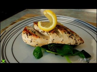 Pan Fried Chicken without oil and butter - good and  healthy dinner recipe