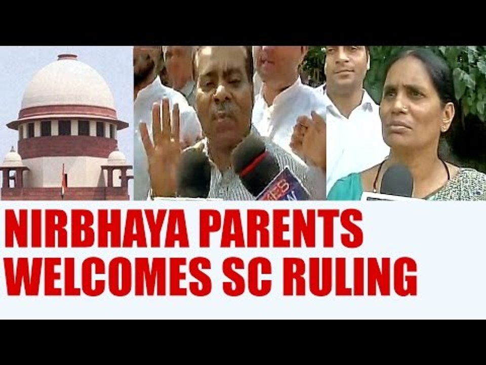Nirbhaya parents SC judgment in gangrape case, Watch video