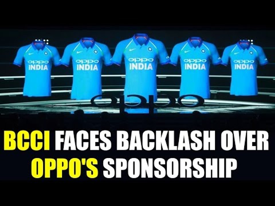 BCCI launched Oppo as new sponsor of Team India; Social Media criticizing  | Oneindia News