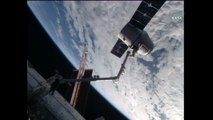 The SpaceX Dragon spacecraft was released from space station