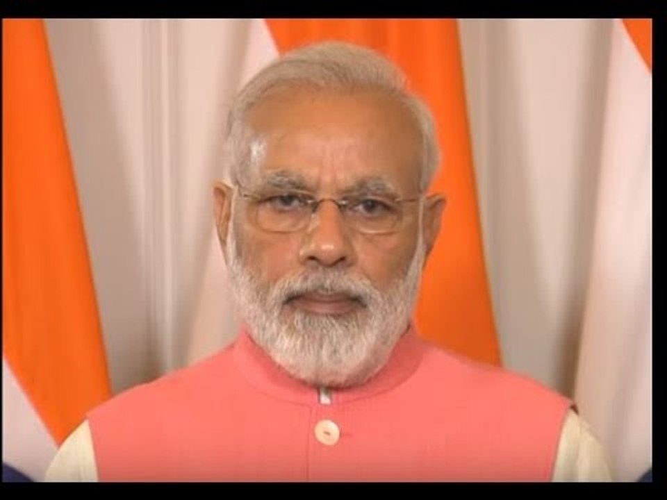 PM Modi address World leaders via video conferencing on GSAT 9 by ISRO | Oneindia News