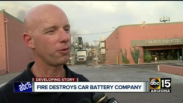 Fire breaks out at factory that produces lithium batteries