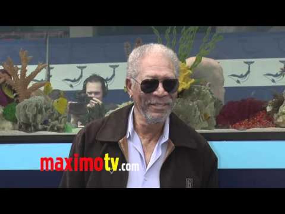 Morgan Freeman at DOLPHIN TALE 3D World Premiere Arrivals