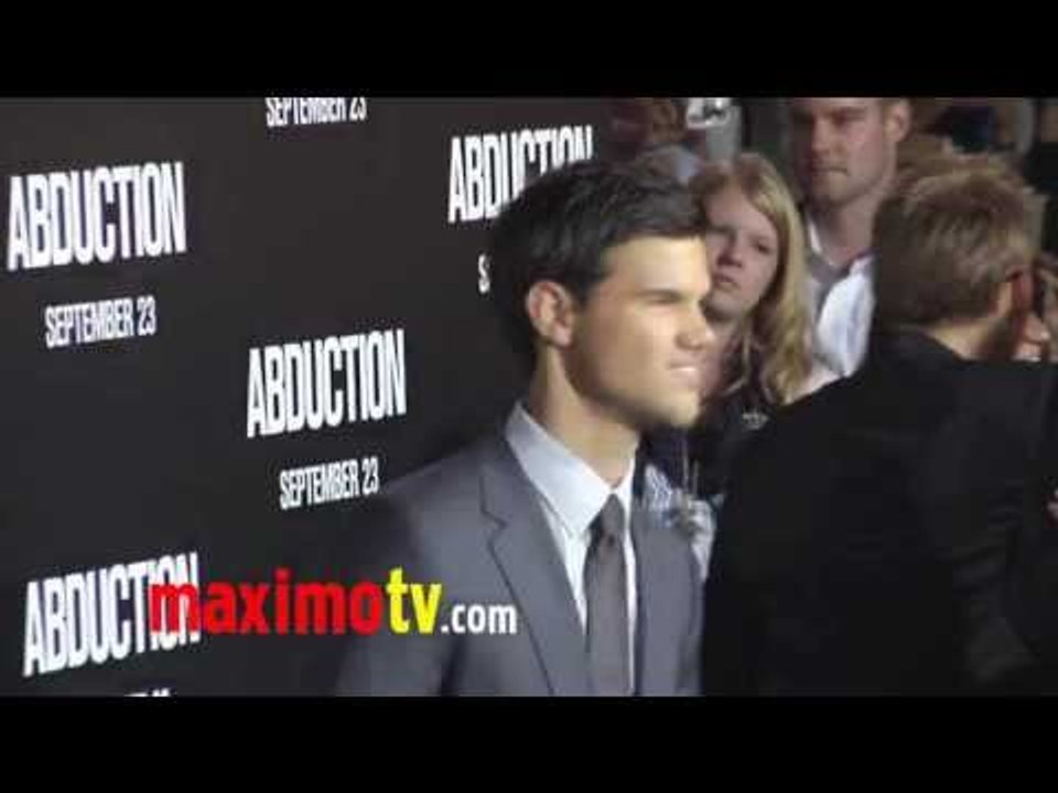 Taylor Lautner at ABDUCTION World Premiere Arrivals