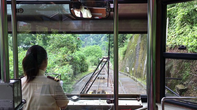 funiculaire The Peak Tram (1/4), Hong Kong, 18/06/2016