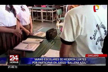 Chiclayo: dictarán charlas en colegios para prevenir sobre reto “La ballena azul”