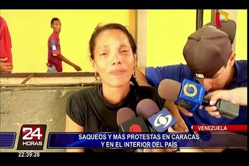 Se registran nuevos saqueos y protestas en Venezuela