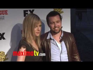 Kaitlin Olson and Rob McElhenney at "It's Always Sunny in Philadelphia" Season 7 Premiere