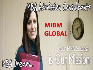 (MIBM GLOBAL ) MBA online admission {[969-090^0054]} Number