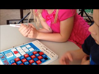 Playing Hangman (Melissa & Doug Wooden Game)