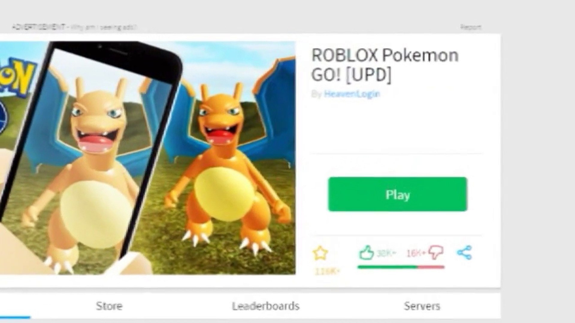 Pokemongo In Roblox Just Like Real Life Video Dailymotion - pokemon goo roblox