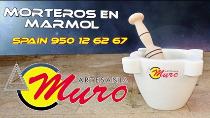 Morteros en mármol. La fabrica
