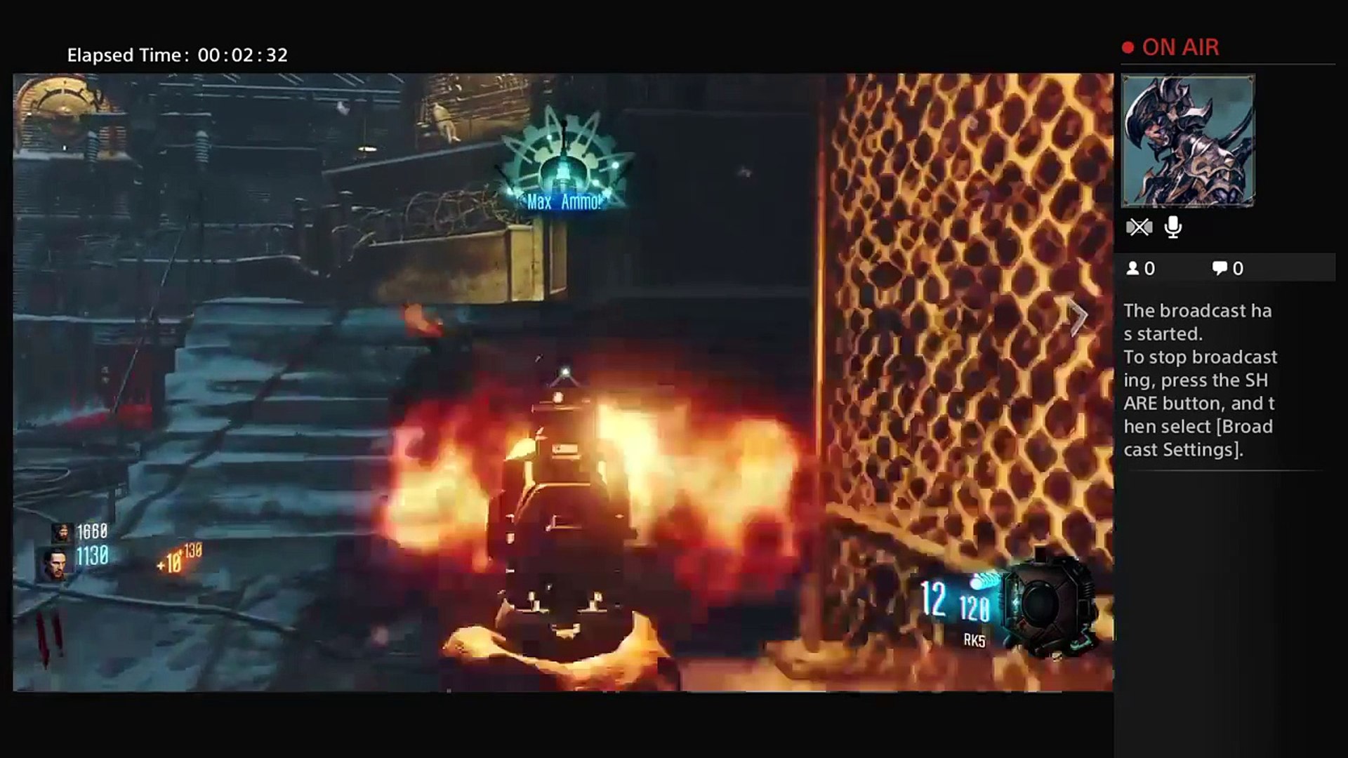 Zombie slaying livestream