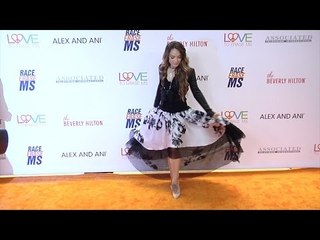Mayte Garcia 2017 "Race to Erase MS Gala" Orange Carpet
