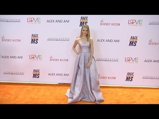 Lizzy Greene 2017 "Race to Erase MS Gala" Orange Carpet
