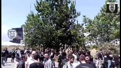 Το ταξίδι των οπαδών του ΠΑΟΚ προς το Βόλο - 06.05.2017