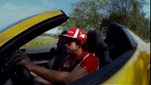 Fernando Alonso drives Ferrari 458 Spider | Victorbutler