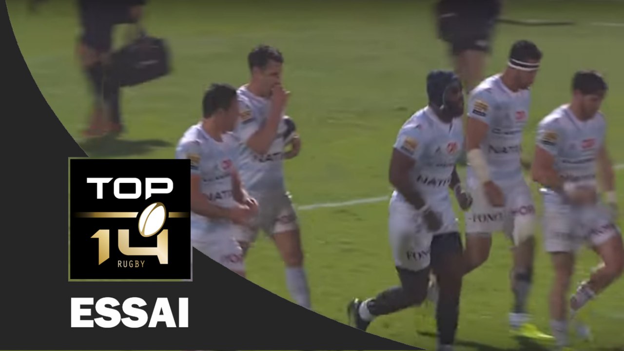 TOP 14 ‐ Essai d'Eddy BEN AROUS (R92) – Racing92-Bordeaux-Bègles – J26 – Saison 2016/2017