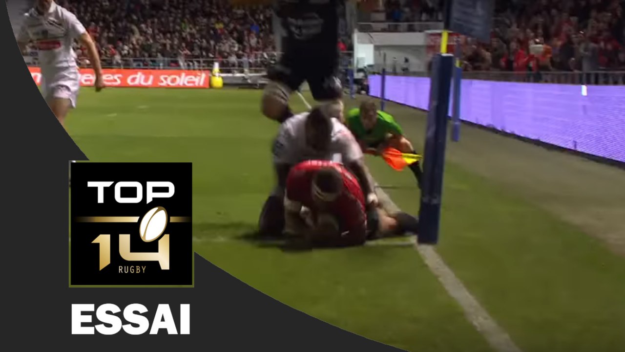 TOP 14 ‐ Essai de Guilhem GUIRADO (RCT) – Toulon-Pau – J26 – Saison 2016/2017