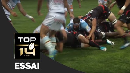 TOP 14 ‐ Essai de Yoann HUGET (ST) – Toulouse-Bayonne – J26 – Saison 2016/2017