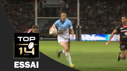 TOP 14 ‐ Essai de Romain MARTIAL (AB) – Toulouse-Bayonne – J26 – Saison 2016/2017
