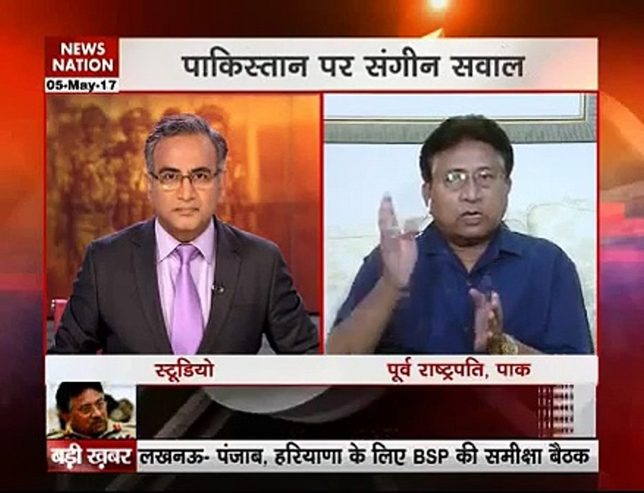 Aap Ke Foji Hamare Jawanon Ki Gardan Kaat Ker Le Gaye...See What Musharaf Reply To anchor