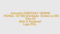 HONDA  NX 650 Dominator  Enduro cc 650