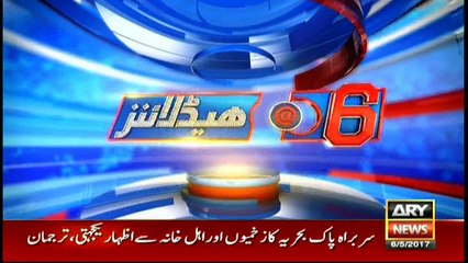 Headlines 1800 6th May 2017